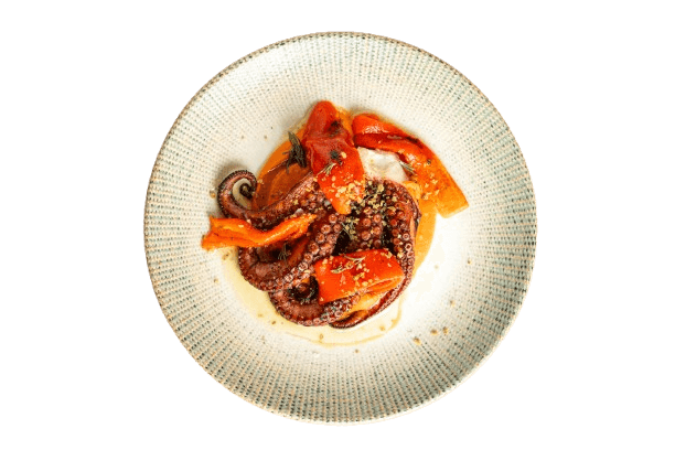 Paccheri al polpo e capperi